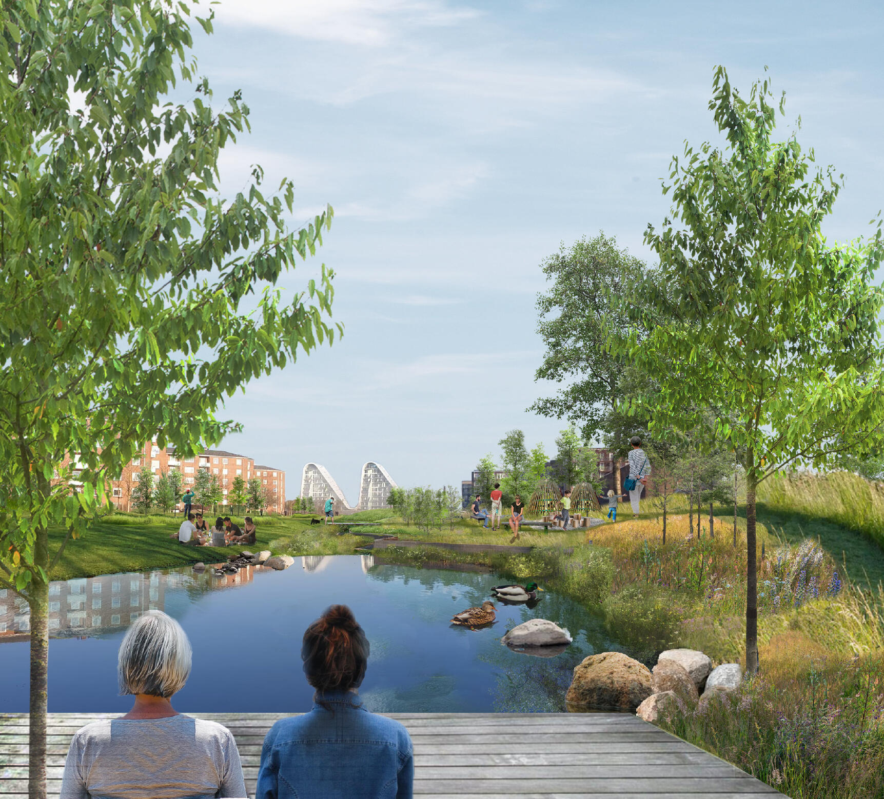 visualisering af Klimaparken